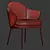 Angie Dining Chair: Striking Elegance in Minotti 3D model small image 5