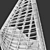 Eco-Rattan Hanging Chair 3D model small image 7