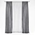 Elegant Polys Curtains 3D model small image 1