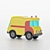 Turbo Toy Car Model - UV Overlap Map 3D model small image 7