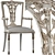 Elegant Ebanista Dauphine Chairs 3D model small image 9