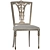 Elegant Ebanista Dauphine Chairs 3D model small image 12