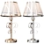 Elegant Teneritas Table Lamp 3D model small image 1