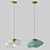 Bubble Gum Pendant Light: Modern Design, 100cm Height 3D model small image 6