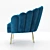 Amira Chair: Stylish and Comfortable Seating 3D model small image 3