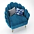 Amira Chair: Stylish and Comfortable Seating 3D model small image 5