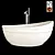  Luxe Bath Tub - Modern Design 3D model small image 1