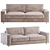 Modern 2014 Sofa: Stylish & Versatile 3D model small image 1
