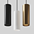 Modern Tube Pendant Light 3D model small image 2