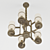 Cob LED Brass Chandelier 3D model small image 2