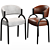 Sleek and Stylish Bahati Chair 3D model small image 1
