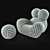 Title: Modern Gaetano Pesce Armchair 3D model small image 12