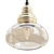 Squash Glass Pendant Light: Elegant Illumination 3D model small image 1