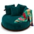 Icaro Luxe Sofa: Ultimate Comfort 3D model small image 2