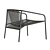 Lookout Outdoor Lounge Chair 3D model small image 3