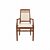 Elegant Wood Chair with Soft Seat & Back 3D model small image 3