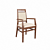 Elegant Wood Chair with Soft Seat & Back 3D model small image 6