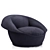 Roche Bobois Coiffe Pivoting Armchair 3D model small image 1