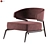 Haines Armchair: Contemporary Elegance 3D model small image 1