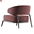 Haines Armchair: Contemporary Elegance 3D model small image 2