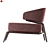 Haines Armchair: Contemporary Elegance 3D model small image 3