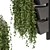 Elegant Hanging Wall Planter Set 3D model small image 6