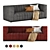 Velvet Dream Tufted Sofa 3D model small image 1