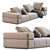 Brick Lane Modular Sofa 3D model small image 2