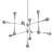 Elegant Multi-Arm Chandelier: Decarlo I 3D model small image 2