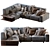 Modern Aston Sofa 290x220x86 3D model small image 1