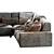 Modern Aston Sofa 290x220x86 3D model small image 6