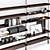 Sleek and Spacious Cattelan Italia Bookcase 3D model small image 3