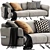 Natuzzi Pablo: Modern Luxury Sofa 3D model small image 5