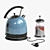 Elegant Electric Kettle Set: KITFORT & French Press 3D model small image 9