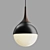 Elegant Poise Pendant Lamp 3D model small image 1