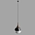 Elegant Poise Pendant Lamp 3D model small image 4