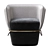 Elegant Chemise Armchair: Stylish Comfort for Your Home 3D model small image 2