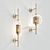 Elegant Glass Wall Sconce 3D model small image 4
