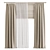 Versatile Curtain 857: Flawless Design, Unmatched Quality 3D model small image 1