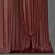 Elegant Drapery - Curtain 860 3D model small image 3