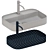 Artelinea Washbasin Set: Stylish Design & Various Options 3D model small image 4