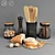 Elegant Kitchen Decor Set 3D model small image 1