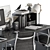 Modern Office Furniture Set 3D model small image 5