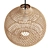 Kanawa Handmade Rattan Lampshade 3D model small image 4