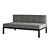 Stylish Legardo MEZZO Sofa 3D model small image 1