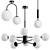 Anouk 3-in-1 Viokef Chandelier 3D model small image 1