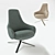 Ligne Roset Moa Armchair: Modern Comfort and Style 3D model small image 1