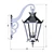 Elegant Manchester Street Sconce 3D model small image 4