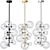 Elegant Eichholtz Ezra Chandelier 3D model small image 1