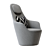 Harbor Armchair: Modern Elegance in Your Home 3D model small image 2